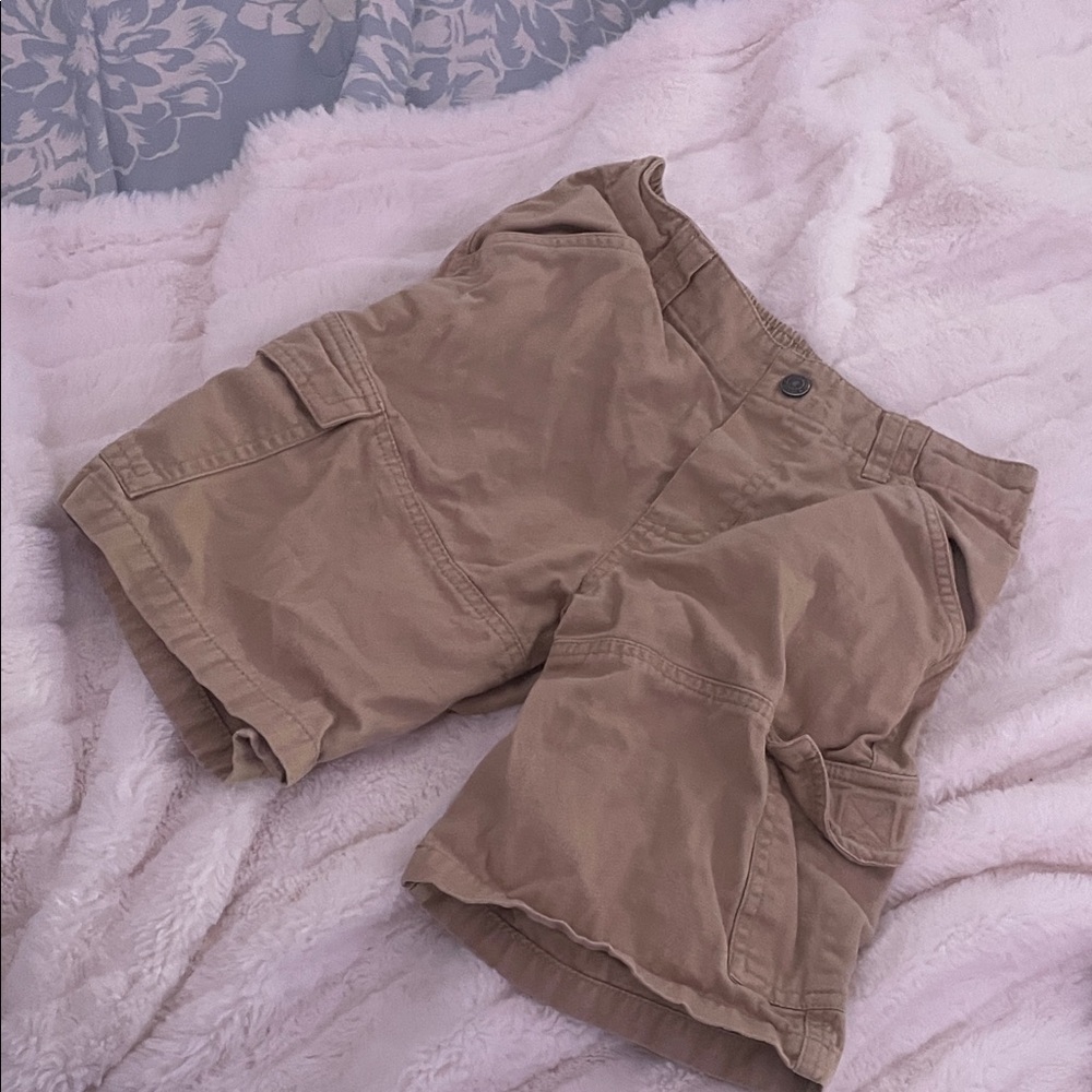 Faded Glory Kids Tan Cargo Shorts